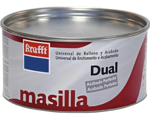 Masilla de poliéster reparadora de carrocerías Krafft 1,5 kg