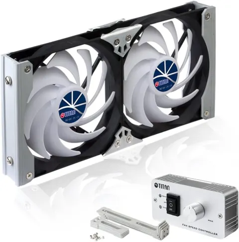 Ventiladores para neveras TITAN 12cm Patas fijacion