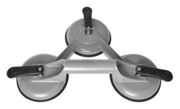 Ventosa de aluminio con 3 ventosas