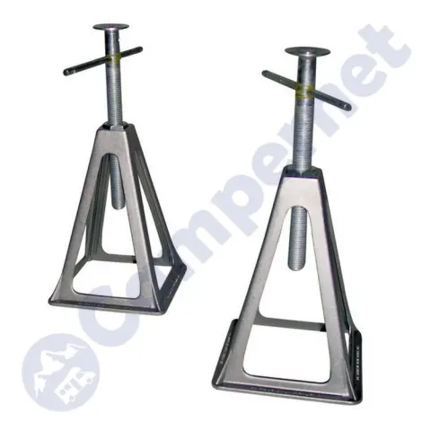 Set de caballetes de aluminio, 4 piezas