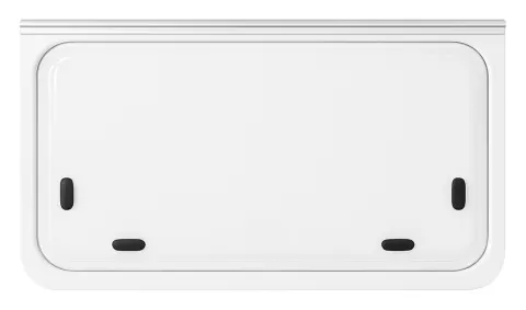 NRF ventana abatible doble cristal 150 x 73 con perfil – Gris