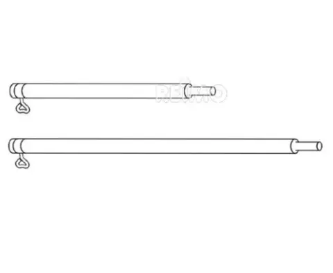 Acero De Varilla De Extensión, 50 Cm