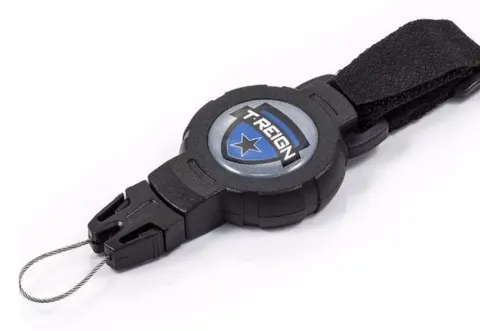 Accesorio Retráctil Key-Bak T-Reign con velcro mediano