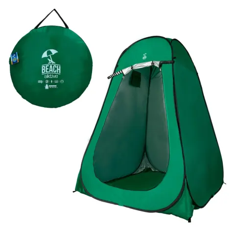 Tienda de campaña cambiador con suelo aktive 150x150x190 cm verde