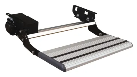 Pasos eléctricos de 12 voltios, 44 cm de ancho