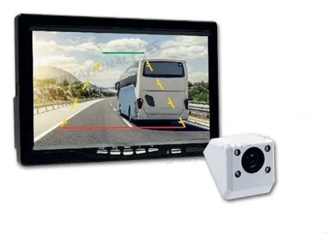 Kit de cámara de visión trasera compacta con monitor