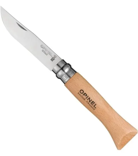 Navaja clásica Opinel con hoja de acero de carbono