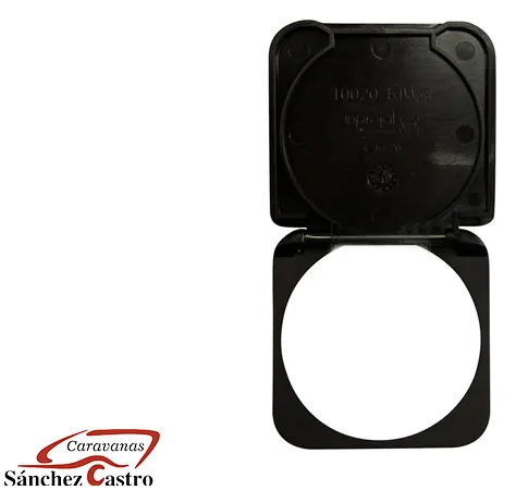 Tapa Enchufe Gris Oscuro