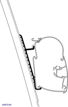 Adaptador De Toldo Omnista Para Fiat Ducato H3 De Bj. 2007