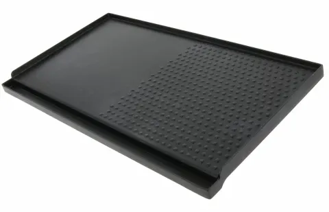 Plancha/Parrilla para cocina portátil a gas de 2 fuegos INCASA