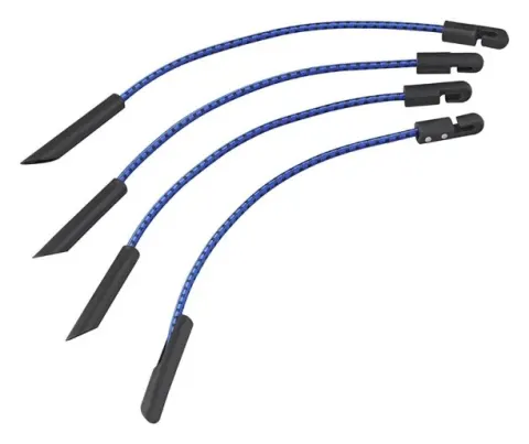 Tensores para lonas azul. 4 unidades de 280 mm.