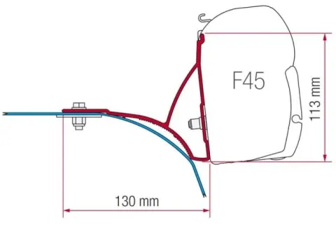 Kit Fiat Ducato con barra de techo desde 06/2006