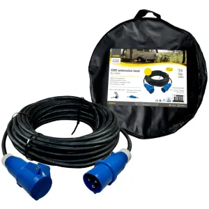Cable alargador Haba CEE/CEE 30 metros con sellado