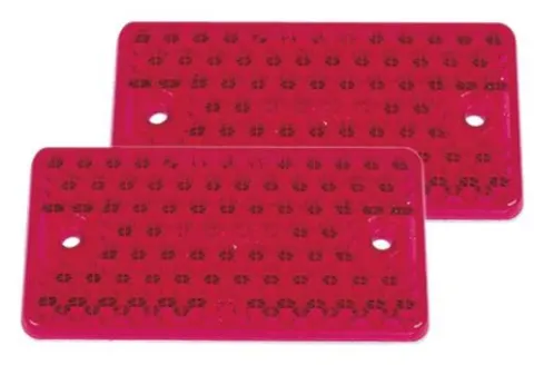 Reflectores rojo 91 x 47 mm (2 piezas)
