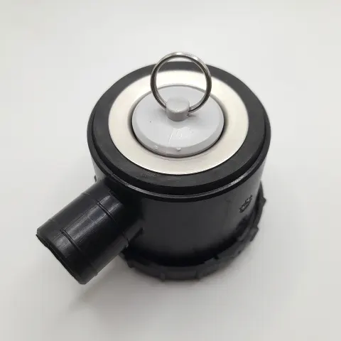 Sifón con tapón negro 33mm