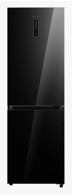 Frigorífico combi Eas Electric 186×60 cm E Cristal Negro