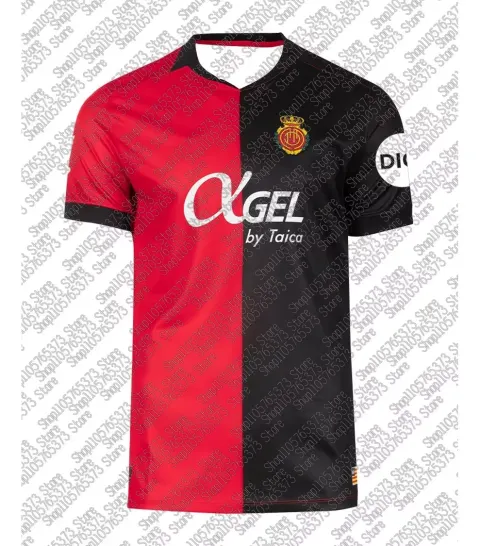 26-27 Camiseta de Fútbol para Hombre, Niño y Adulto, España, R-RCD Mallorca, Transpirable, para Entrenamiento y Partidos