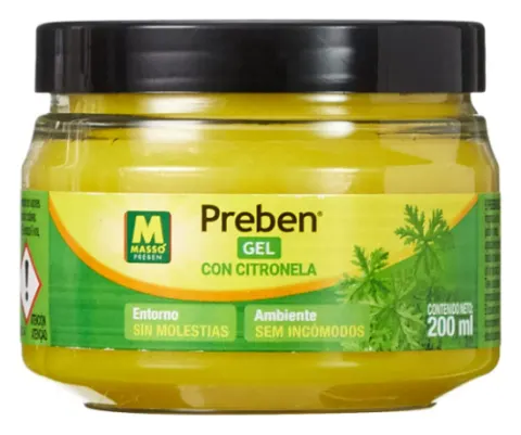 Gel ambientador antimosquitos de citonela 200ml