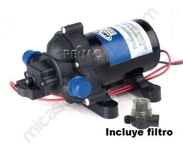 Bomba Carbest 7 litros por minuto con filtro