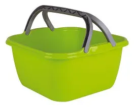 Bo-Camp Afwasbak Camping Vierkant verde 13 Ltr