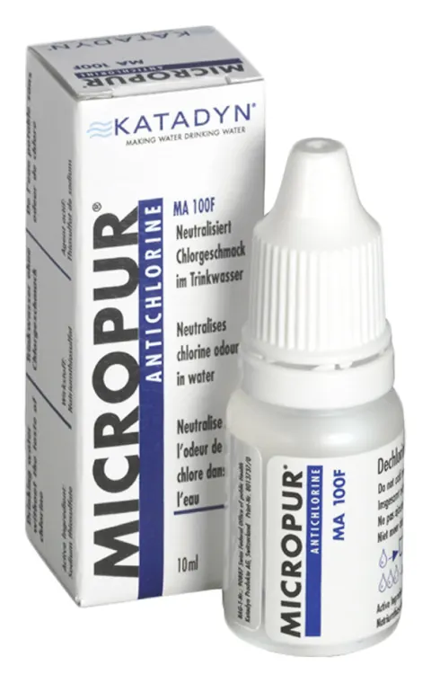 Katadyn Micropur Antichlor MA 100F – Solución potabilizadora de agua anticloro