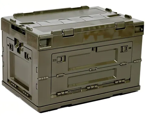 Caja de almacenamiento plegable 50L 53x36x33,5 cm