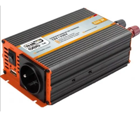 Convertidor inverter de onda cuadrada 600W Vechline