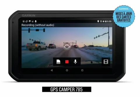 GPS para autocaravanas y furgonetas Camper 785 GARMIN