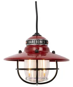 Barebones Edison Pendant Light USB rojo –