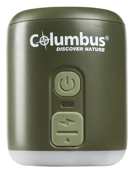 Columbus CLOUD – Minibomba recargable con lámpara