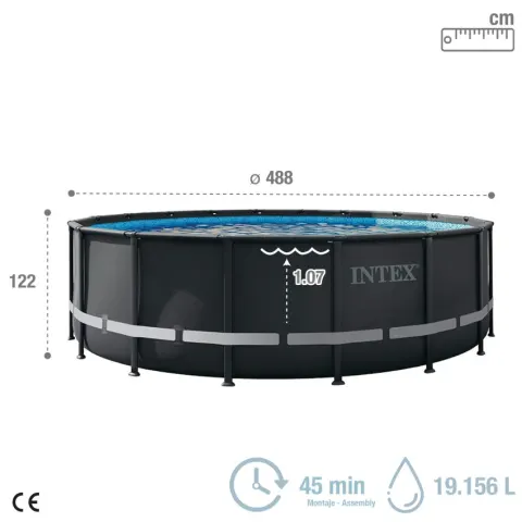 Piscina desmontable redonda ultra xtr frame 5 metros con depuradora
