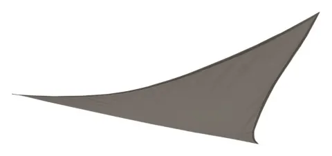 Toldo vela de sombreo triangular Aktive Garden gris antracita