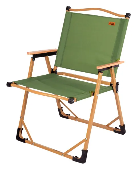 Aktive Silla plegable alta glamping verde acero