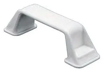 Tirador de plástico Blanco