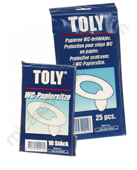 Cubreasiento de papel para WC – 10 o 25 unidades