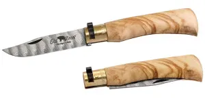Old Bear Collection Olijfhout Damascus L