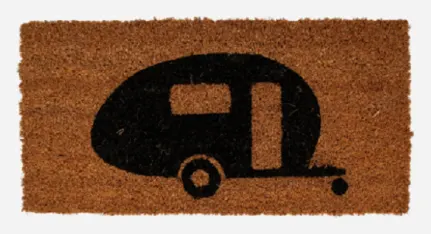Alfombra felpudo caravana de coco 50×25 cm