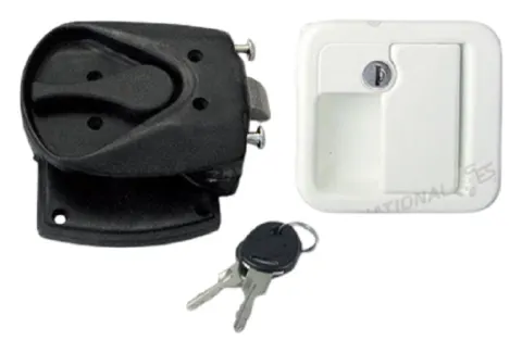 Cerradura de seguridad para puertas autocaravana Fap blanca