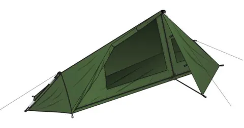 DD Hammocks Superlight Tarp Tent – Tienda de campaña individual