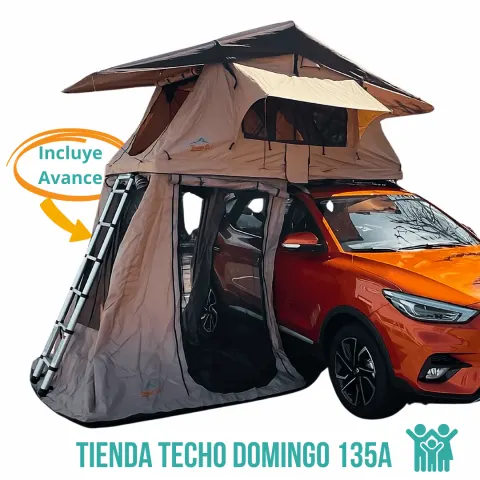 DOMINGO 135 – Tienda de techo para coche con avance