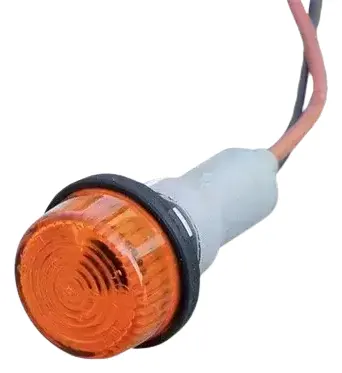 Indicador de dirección Hella redondo naranja para autocaravana, caravana y camper