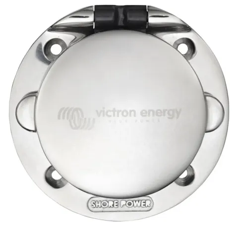 Enchufe Toma De Corriente 32a Acero Inoxidable Con Tapa