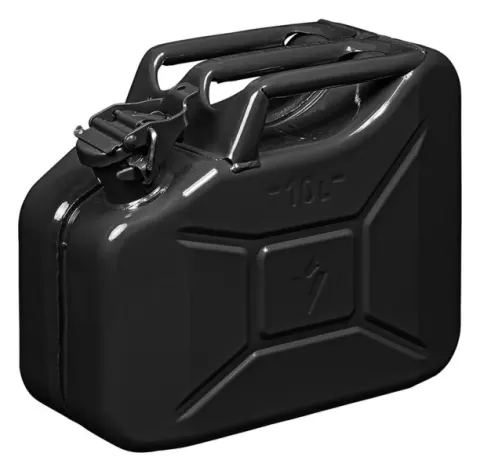 Bidón metal de 10L homologado negro