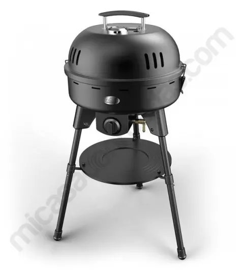 Barbacoa de gas con patas regulables