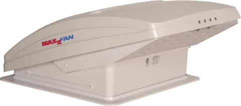 Caperina del techo con tapa de lluvia Maxxfan Deluxe White