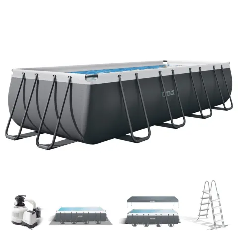 Piscina desmontable rectangular ultra xtr frame 5,5 metros con depuradora