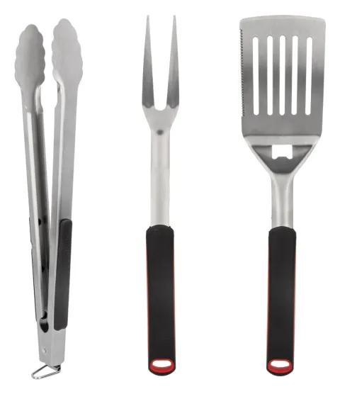 Set 3 accesorios barbacoa Aktive