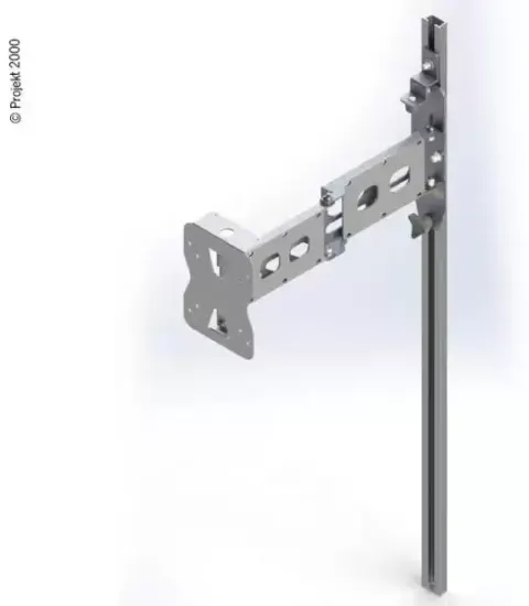 Soporte de television regulable y extensible para caravanas, autocaravanas y camper. – Ref. 433990