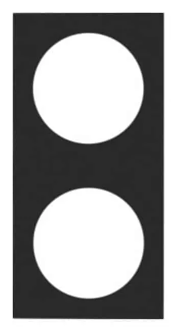 Marco de enchufe doble Berker INTEGRO , negro