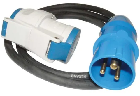 Cable adaptador 150cm con toma de corriente